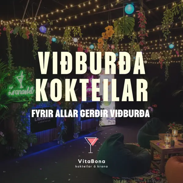 Vitabona Premium kokteilar á krana - veisluþjónusta í Reykjavík (1)